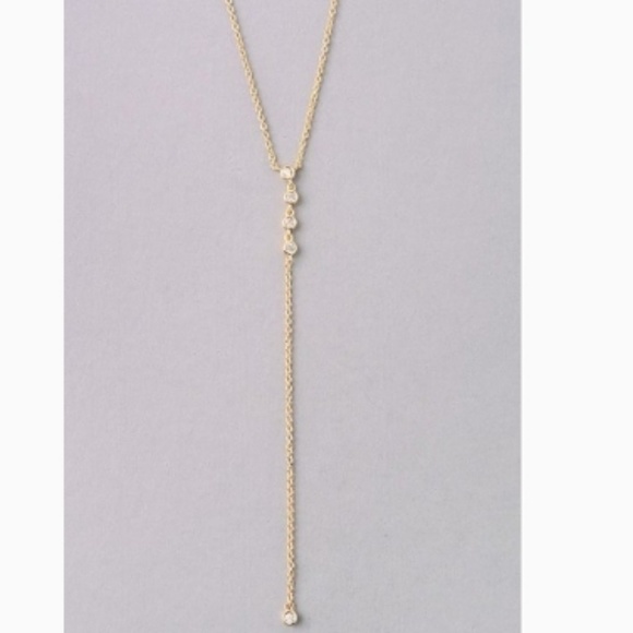 LaTorre' Designs Jewelry - 💎 18kt YG CZ Drop / Daity Gold Necklace
